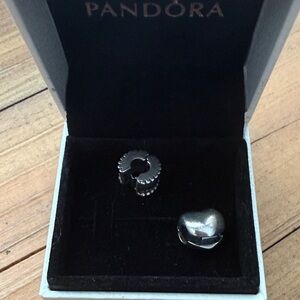 Pandora Silver Charm Duo